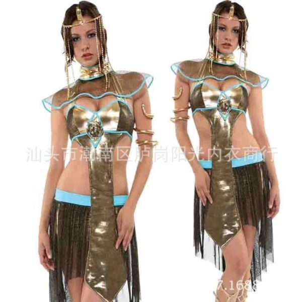 

game halloween party costume role play cleopatra new uniform, Black;gray