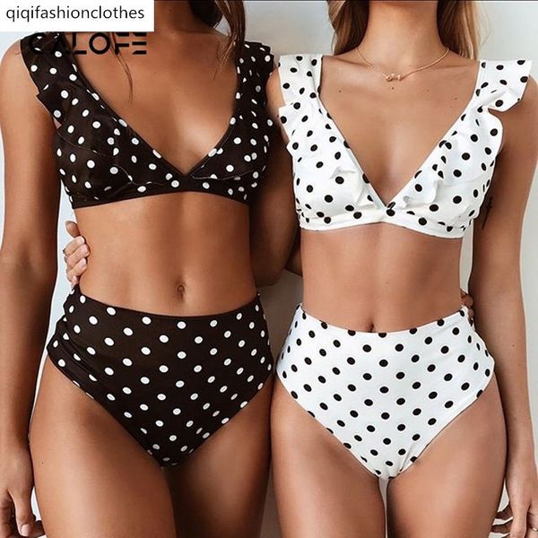 

bikini with high waist and thin wood ears, White;black