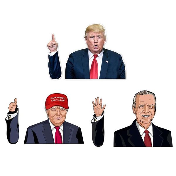 

2020 new 2020 american president election car sticker biden campaign rear windshield waterproof reusable wiper sticker wmtfcp rimmer