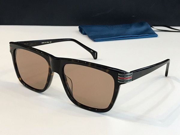 

new style designer sunglasses for men and women 0527 square frame simple atmosphere luxury glasses uv400 eyewear with case, White;black