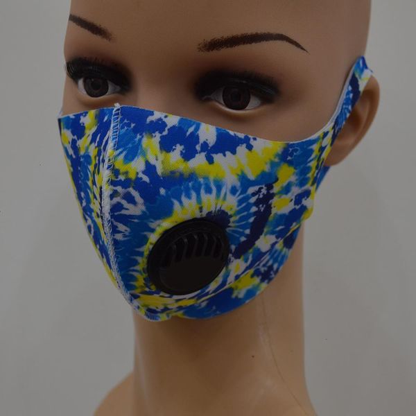 

with value ice silk floral printing washable protective anti-dust polyester face mask fy0067