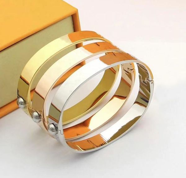 

Fashion charm bracelet bangles pulsera for mens and women Party wedding lovers gift stainless steel jewelry, White
