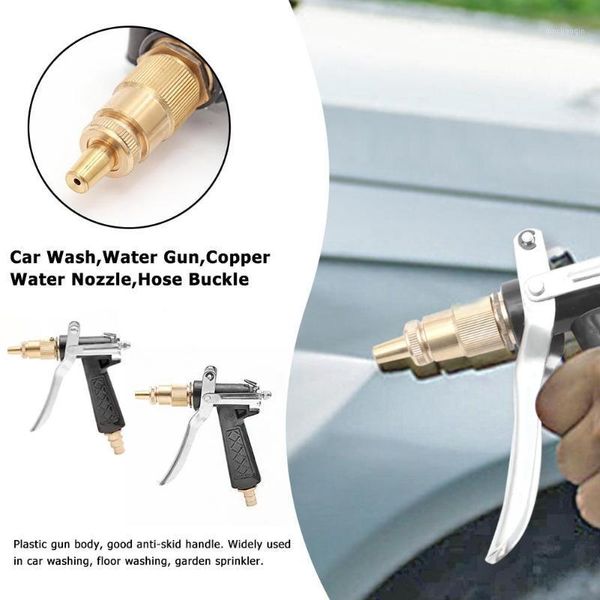 

car wash water gun high pressure spray water nozzle w/hose buckle1