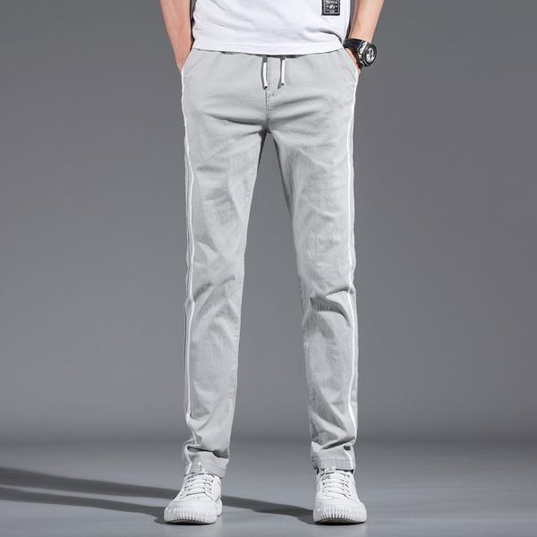 

summer thin casual sports sports boys' loose straight students' pants men's korean fashion versatile men's casual pants, Blue