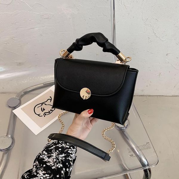 

hocodo women crossbody bags female pu leather chain messenger bags fashion small solid color shoulder bag ladies handbags 2020
