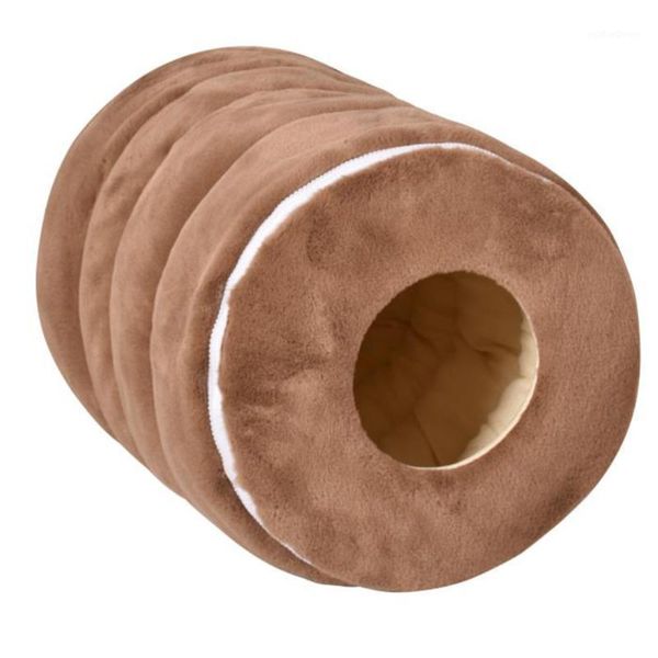 

cat beds & furniture 1pc nest round warm soft detachable sleeping cushion house bed tunnel for kitten cat1