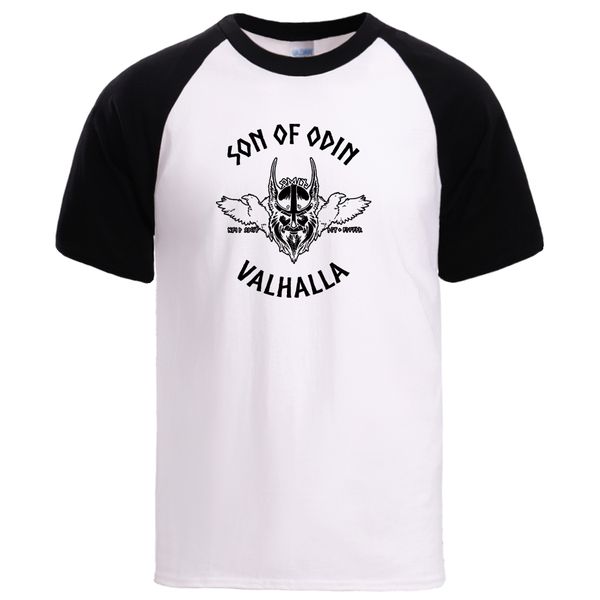 

vikings sons of odin short sleeve summer loose fit swear tees new arrival loose fit raglan hooded sweatshirt hoodie men t shirt