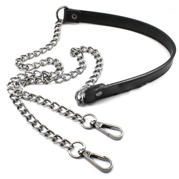 

bag parts & accessories fashion electroplated replacement metal easy install shoulder strap multipurpose durable diy chain1, Black