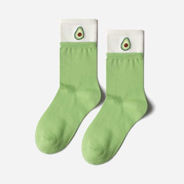 

new fashion medium cotton medium socks double-layer sockscotton socksboneless seamsmiddle tube socksavocado socks 1wcgy, Black