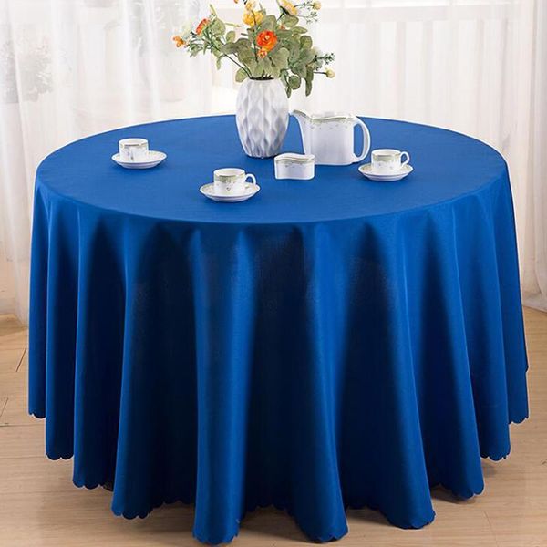 

solid color polyester fabric tablecloth wedding birthday party round table cover desk cloth home decor1
