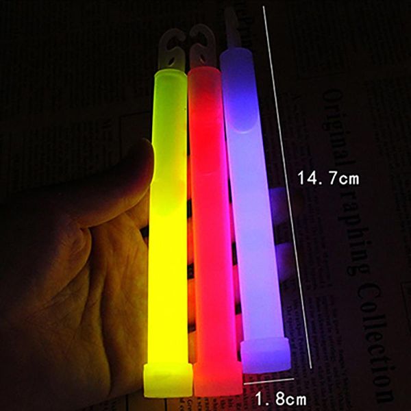 

5шт лот 6inch multicolor glow стики химической свет stick кемпинги emergency украшение партия клубы товары химического люминесцентный кпт jl