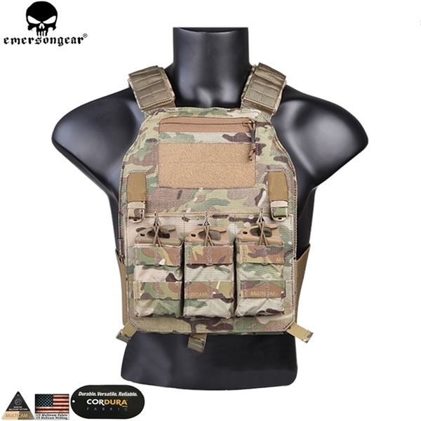

emerson hunting vest 419 plate carrier combat paintball protective emersongear tactical vest multicam em7376 201214, Black;white