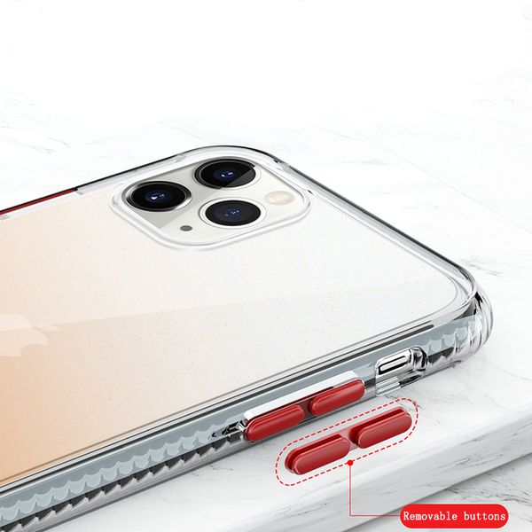 

новый поток золотой мерцающий порошок для мобильного телефона для iphone11pro max 7 / xr мерцающий power shell защитный чехол fema для iphon