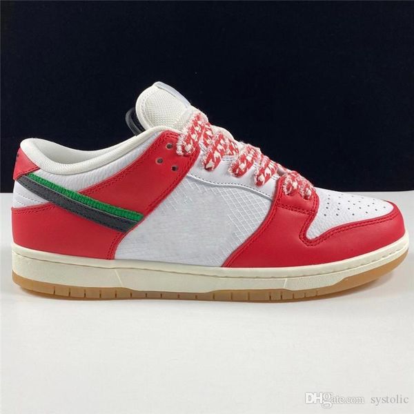 

authentic sb frame skate low dunk habibi chile red white lucky green black men women sports shoes sneakers with original box