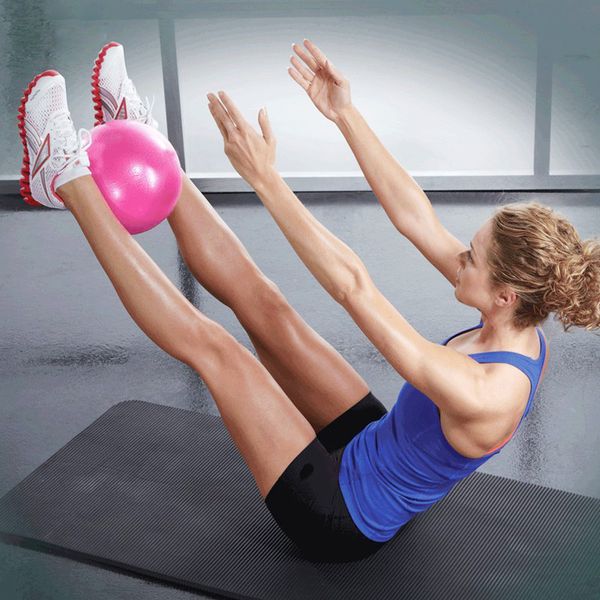 

25cm yoga ball exercise gymnastic fitness pilates ball balance exercise gym fitness yoga core ball indoor home trainer crossfit