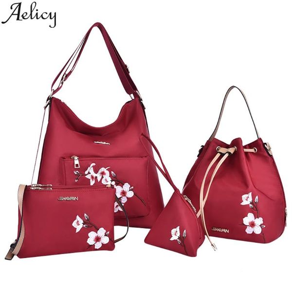 

aelicy women satchels shoulder bag fashion crossbody bags messenger beach bag 2020 new design shoulder for women girls 4pcs