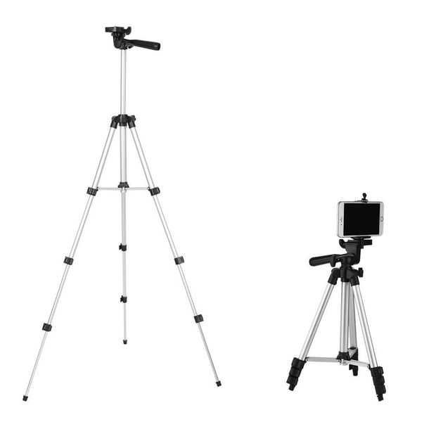 

4 sections dslr stand mini protable with mount holder for led light action camera mobile phone tripod