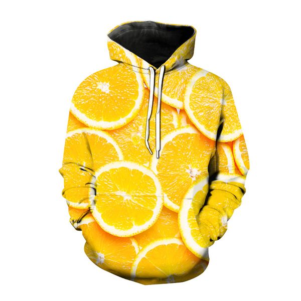

new fashion mens casual hoodies sports long sleeve shirt 3d digital fruit printed sweater diy spoof sweatshirts oversized pullover shirt, Black