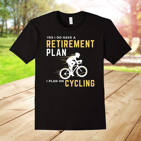 

retirement plan funny bicycle cycling humor graphic hoodie designers t shirts sweatshirt
