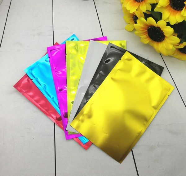 

6 sizes pe colorful heat seal aluminum mylar foil bag smell proof pouch closet organizer kitchen accessories hom sqclqn dh_seller2010