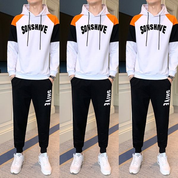 

4flbm men's korean spring hoodie autumn and style hooded youth leisure coat hoodiehoodie hoodiebig children junior high school student, Black