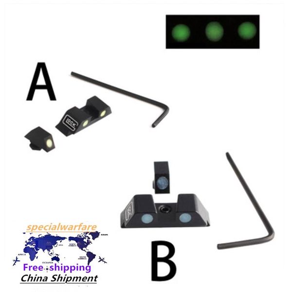

tactical sight aluminum alloy fluorescent sight tactical front and rear sight