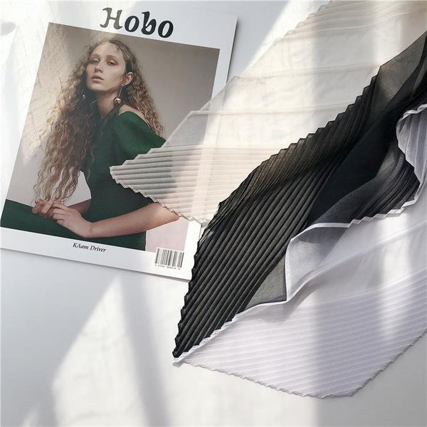 

decorative wild three color long scarf spring and summer long small scarf scarf literary slender narrow female head sqczfb new_dhbest, Blue;gray