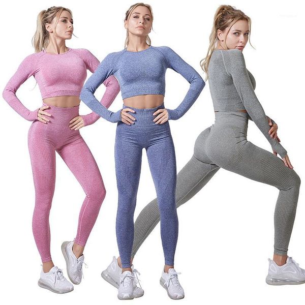 

women seamless workout leggings set gym clothing fitness leggings workout pants sport suit women fitness activewear legins1, Black