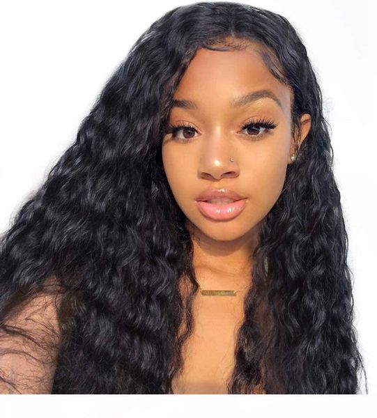 

human hair wig natural color 100% real human hair wig 360 lace frontal wig straight curly pre plucked with natural hairline 10 inch, Black;brown