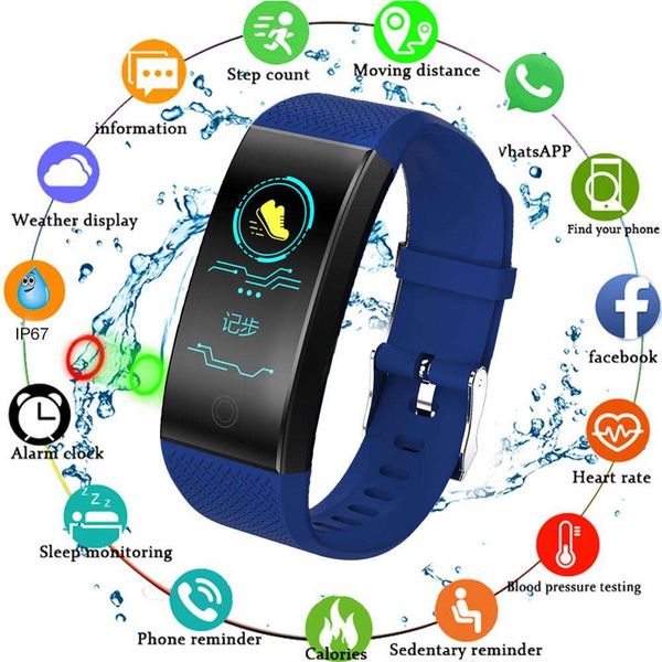 

qw18 - sports intelligent fitns and sleep wristband, ip68, outdoor