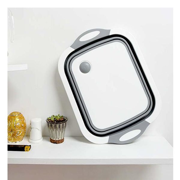

folding chopping board collapsible cutting board kitchen washable basin with drain washable chopping stand kitchen o jllbqi