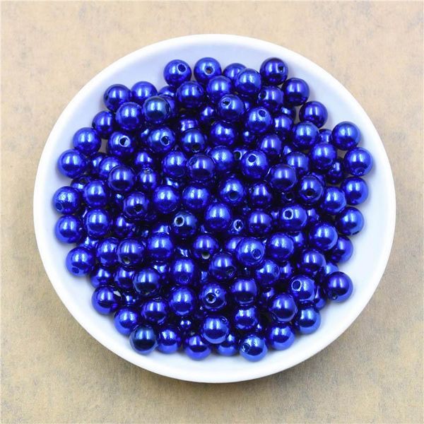 

100pcs lot 4 6 8 10 12mm with hole imitation pearl beads round plastic acrylic spacer bead for jewelry making findings supplies h bbykcc