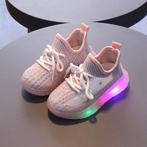 

с light led дети бег кроссовки осень дети спортивная обувь tenis мальчики basket обувь дышащая обувь jllfub mx_home, Black