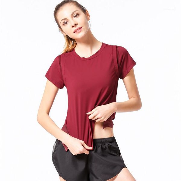 

yoga outfits oversized loose sports women's wear1, White;red