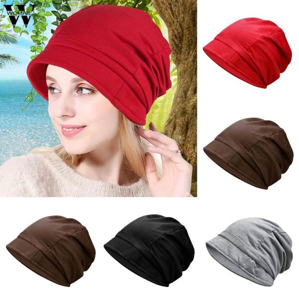 

womail hat winter fashion vintage solid  soft shade beret cap casual wild comfortable pile cap, Blue;gray