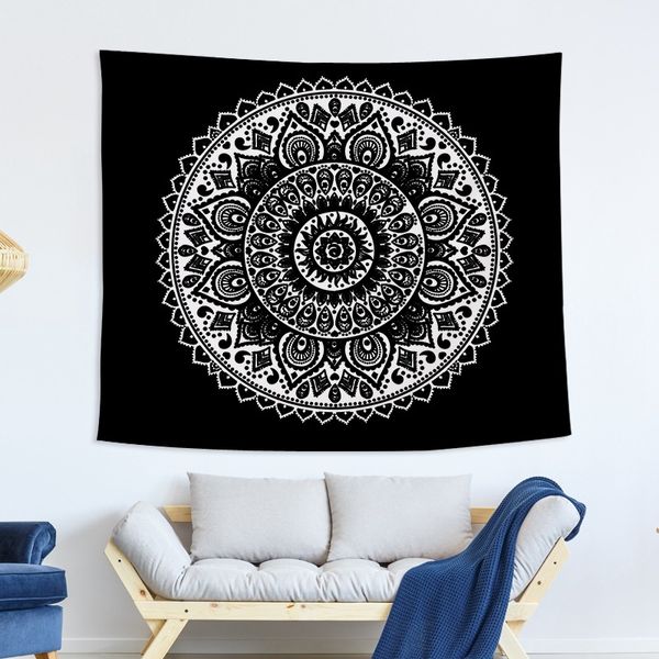 

bohemia printing tapestry fabric art mandala beach towels eco friendly opp packages tapestries popular with new 19glb j1
