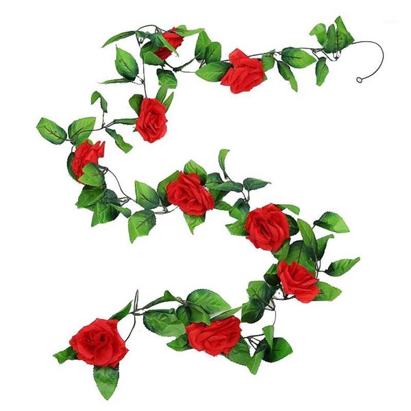 

artificial flowers rose fake flower silk roses vine plastic plants fake flower for wedding party home garland decor rose vine1