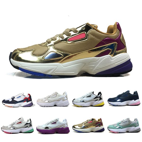 

falcon w running shoes for women men black white sports casual sneakers originals jogging outdoors 36-45, White;red