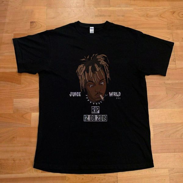 

juice wrld rip chicgo hip hop rap size s-3xl reprint man short sleeve t-shirt sport hooded sweatshirt hoodie