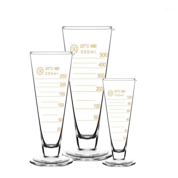 

lab glass measuring cup 5ml-2000ml graduated measuring cup ml tapered triangle1