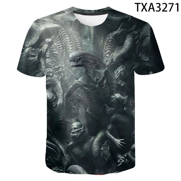 

alien boy girl cool 3d print shirts oversized plus size plus size men clothing
