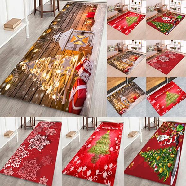 

carpets christmas mat outdoor carpet doormat santa ornament decoration for home xmas navidad deco noel year gift