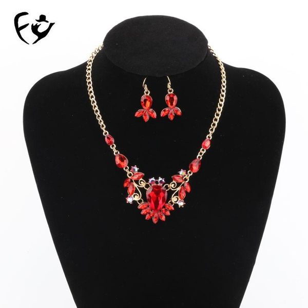 

new 2020 fashion bridal necklace wedding gown dinner high-end accessories set chain can be used as holiday gifts, Golden;silver