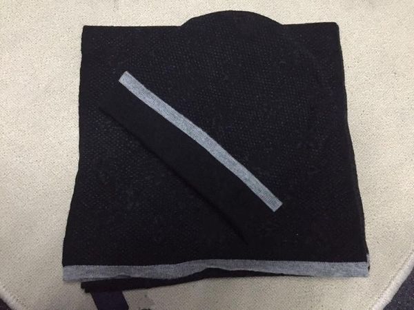 

luxury scarves sets colors men and women designers hat scarf sets warm european high-end luxury hat scarf fashion accessories6, Blue;gray