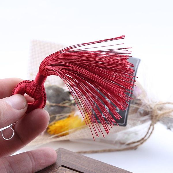 

4pcs bohemia circle tassels earrings hanging ring tassel trim pendant diy craft jewelry earrings decor materials fringe trim h wmtnfe