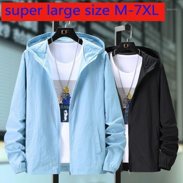 

new arrival fashion suepr large summer men breathable casual print loose hoodie sunscreen jacket plus size m-2xl3xl4xl5xl6xl7xl1, Black;brown