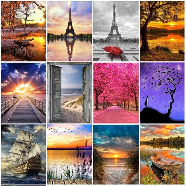 

5d ландшафтных животные алмазной вышивка рукоделие поделки алмазных картин вышивки крест наборы полный круглый бриллиант мозаика декор номер