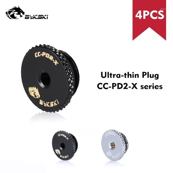 

fans & coolings bykski ultra-thin plug, g1/4" water cooling fittings for plug the outlet and change flow path, cc-pd2-x1