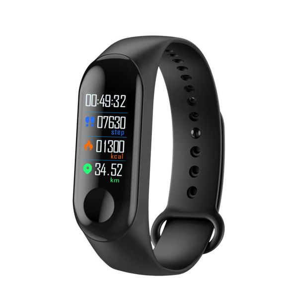 

smart watch with color lcd, waterproof sports wristband, heart rate monitor and pedometer, neutral,