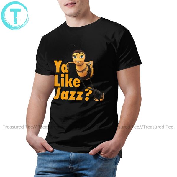 

bee t shirt ya like jazz t-shirt cute tee shirt short-sleeve men basic graphic big size tshirt sport hooded sweatshirt hoodie